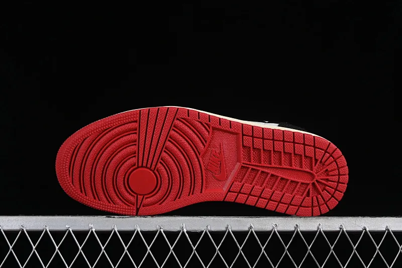 All categories Air Jordan Jordan series basketball shoes Air Jordan 1 Low Z version Trophy Room x Jordan 1 Low OG "Away" AJ1 Joe 1 black and red low-top cultural casual sneakers FN0432-100